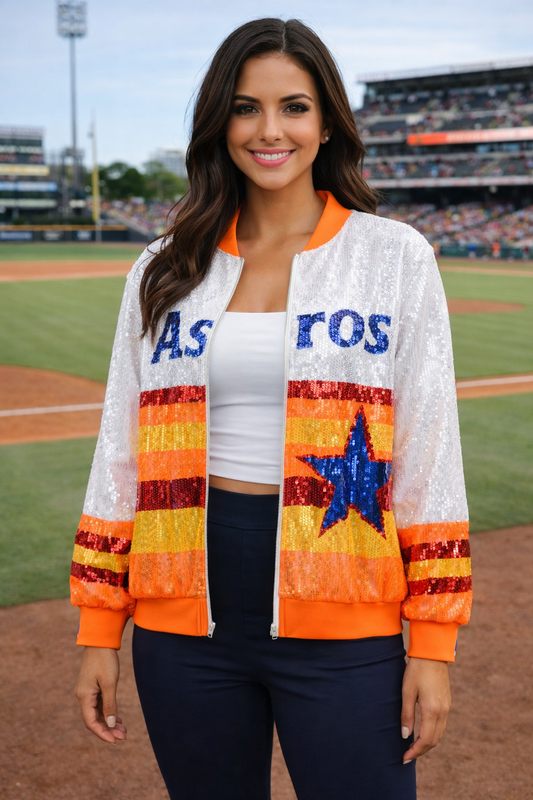 Houston Astros Baseball Sequin Jacket