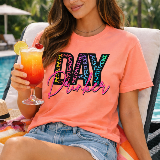 Day Drinker Boxy Crop Tshirt